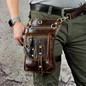Original Leather Multifunction Men Travel Shoulder Crossbody Messenger Bag