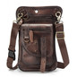 Original Leather Multifunction Men Travel Shoulder Crossbody Messenger Bag