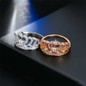 Crown Zircon Ring Women's Wedding Engagement Jewelry Wholesale