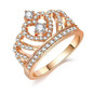 Crown Zircon Ring Women's Wedding Engagement Jewelry Wholesale