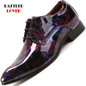 Wedding Dress Shoes Men Oxfords Male Patent Leather Formal Business Shoes for Men Zapatos Homme High Quality