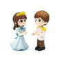 1 pair Cute Lovers Couple Figurines Miniature Craft with Guitar Ornament Fairy Garden Decor home decoration accessories