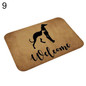 Non-slip Water Absorption Letter Door Mats indoor outdoor in Mat Entrance Carpet