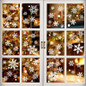 36pcs/lot White Snowflake Wall Stickers Decoration