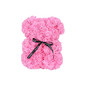 25cm Teddy Bear Rose with Box Heart Red Flower Artificial