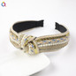 Crystal Pearl Knot Headbands For Women Bow Hairbands