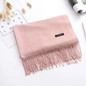 Luxury Solid Women Scarf Winter Cashmere Pashmina Shawls Warm Lady Blanket Wraps