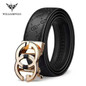 Leather Mens belt Leather Strap Automatic Buckle Fashion Belt
