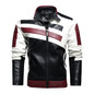 Vintage Motorcycle Jacket Men Fashion New Biker Leather Jacket