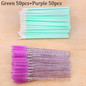 50pcs Disposable Eyelashes brushes Individual Lash Removing Cleaning Mascara Applicator