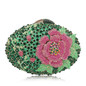 Floral Big Diamond Crystal Women Day Clutch For Mom Gift Flower Evening Bags Wedding Purse Luxury Clutches Diamond Party Bag