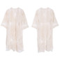 Beach Cover Up Floral Embroidery Bikini Cover Up Swimwear Women