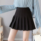 Sexy women short skirt cute female pleated skirt spring and autumn high waist