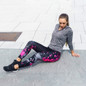 New Fashion Women High Waist Workout Leggings Printed Punk Women's Fitness