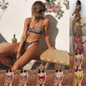 Sexy Lady Snakeskin Bikini Women Swimwear Leopard Bikinis Sexy Biquini Swim Suit