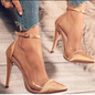 Sexy High Heels Ankle Buckle Shoes Women Pumps Ladies Party Wedding Shoes