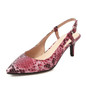 Pumps Snake print High Heels Shoes Elegant
