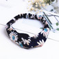 Women  Headband Vintage Cross Knot Elastic Hair Bands Soft Solid Girls Hairband Hair Accessories