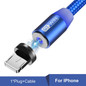 9itech Magnetic USB Cable For iPhone Xiaomi Samsung Magnet Charging Micro USB Type C Cable Phone Fast Charger USB Cable Cord Wire