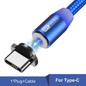 9itech Magnetic USB Cable For iPhone Xiaomi Samsung Magnet Charging Micro USB Type C Cable Phone Fast Charger USB Cable Cord Wire