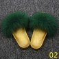 New Women's Furry Slippers Ladies Cute fur Hair Fluffy Slippers Women's Fur Slippers Winter Warm Slippers for Women Hot