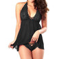 Plus Size Lingerie Lace Babydoll Chemise