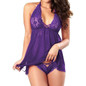 Plus Size Women Sexy Lingerie Lace Babydoll Chemise
