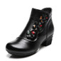 New Cow Leather Ankle Boots Women Shoes Genuine Leather