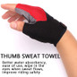 Liquid Silicone Cycling Gloves Half Finger Anti Slip Gel Pad