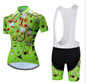 Women's Cycling Clothing Short Sleeve Jersey and Padded Cycling Shorts Sets