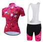 Women's Cycling Clothing Short Sleeve Jersey and Padded Cycling Shorts Sets