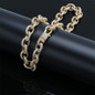 Cuban Chain Gold Rapper Necklaces Men Hip Hop Jewelry