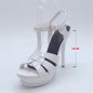 Genuine Leather High Heel Sandals Women Heels