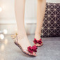 Women Sandals Open Toe  Jelly Shoes Woman Fashion Butterfly-knot Flat Sandals