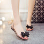 Women Sandals Open Toe  Jelly Shoes Woman Fashion Butterfly-knot Flat Sandals