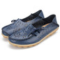 Shoes woman flats genuine leather fashion shoes female cutout slip on ballet flats loafers