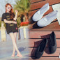 New Women's Shoes Flat Casual Shoes Woman Mesh Breathable Hollow Loafers