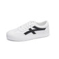Women Sneakers Breathble Vulcanized Shoes Pu leather Platform Lace up Casual White  Tenis Feminino Zapatos De Mujer