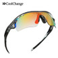 CoolChange Polarized Cycling Glasses Bike Outdoor Sports Bicycle Goggles Eyewear 5 Lens Myopia Frame