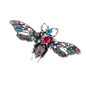 Colorful Crystal Stone Inlaid Bee Fashionable Ring