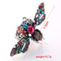 Colorful Crystal Stone Inlaid Bee Fashionable Ring