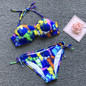 Sexy Bikinis Women Swimwear Push Up Swimsuit Print Lemon Bikini Set Brazilian Biquini Lacing Bathing Suit Female Beachwear Swim