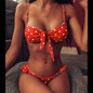 INGAGA 2020 Bandeau Bikinis 2020 Swimsuits Leopard Swimwear Women Summer Brazilian Bikini Set High Cut Biquini Bathing Suits