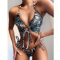 Sexy Bikini 2020 High Waist Swimsuit Women Swimwear Bathing String Bikini Set Hollow Out Swimsuit Female Swimming Suit For Women