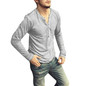 Men's V-neck Long Sleeve T-shirt