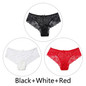 3pcs/lot Sexy Lace Panties Women Underwear Plus Size Briefs Hollow Out Transparent Lingerie Female Low Waist Breathable Panty