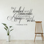 Christian Decals Quote Wall Stickers