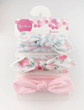3pcs/lot Baby Headbands Forwer Print Newborn Baby Turban Little Girl Headbands Elastic Hair Band For Baby Hair Accessories