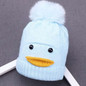 Baby Hat Pompon Winter Scarf Children Hat Knitted Cute Cap