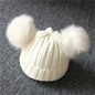 Baby Hat Pompon Winter Scarf Children Hat Knitted Cute Cap